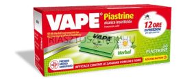 VAPE Herbál szúnyogirtó lapka 30db/csomag