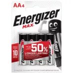 Energizer MAX (AA) ceruza elem 4db/cs.