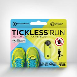 Tickless RUN Neonsárga hordozható kullancsriasztó készülék futók számára