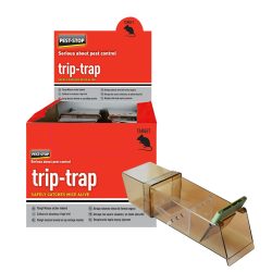 Pest-Stop trip-trap élvefogó átlátszó egércsapda